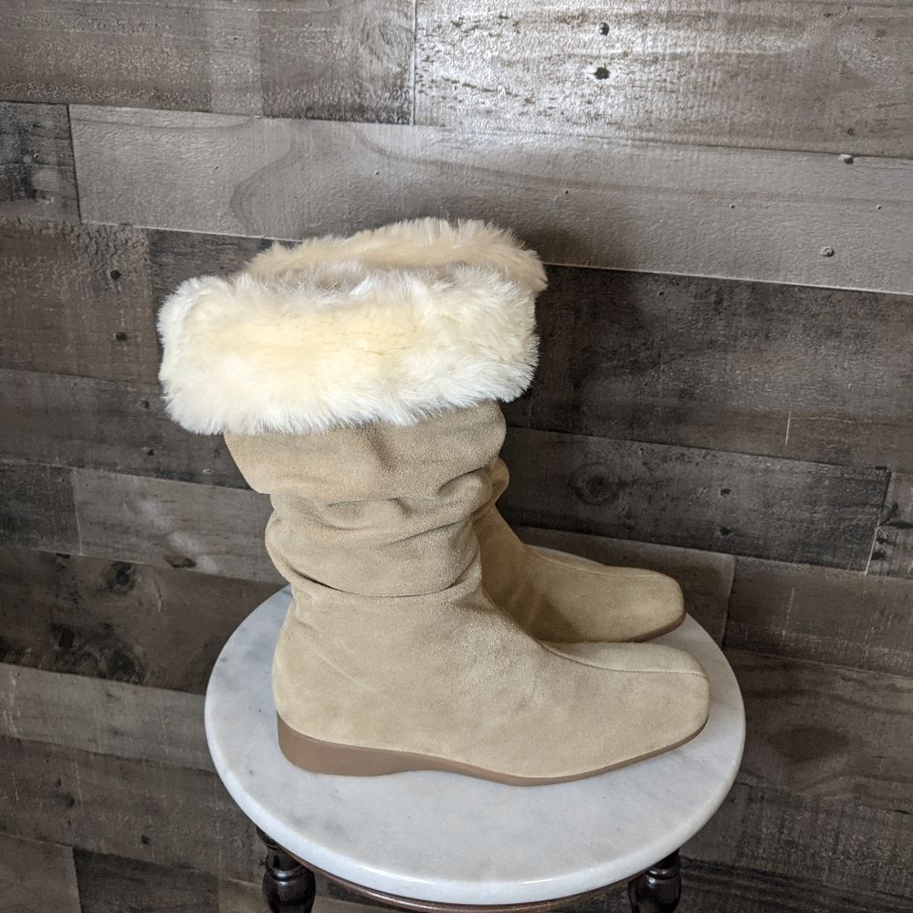 Easy Spirit Suede Boots 7.5